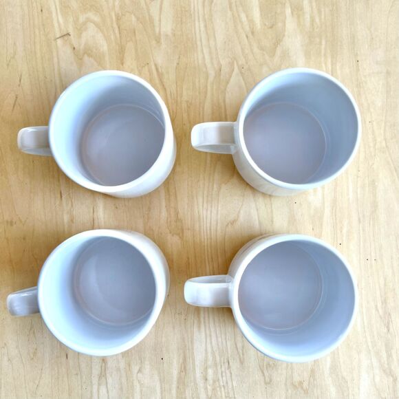 FRIENDS TV Show Central Perk Coffee Cup Stackable Mug Set 4 Silver Holder EUC - Picture 5 of 6